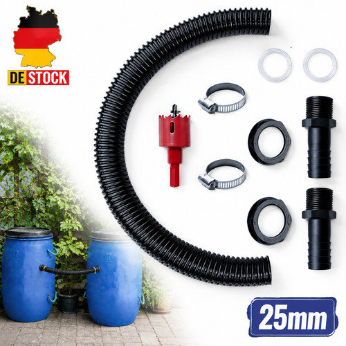 Regentonnen verbinder set - regentonnen,