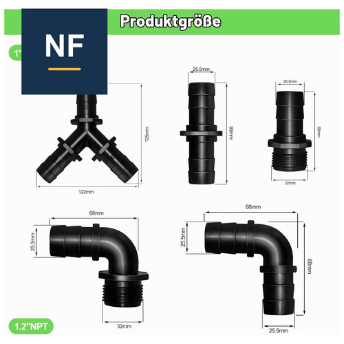 Teich armaturen adapter - teich, 1,2"